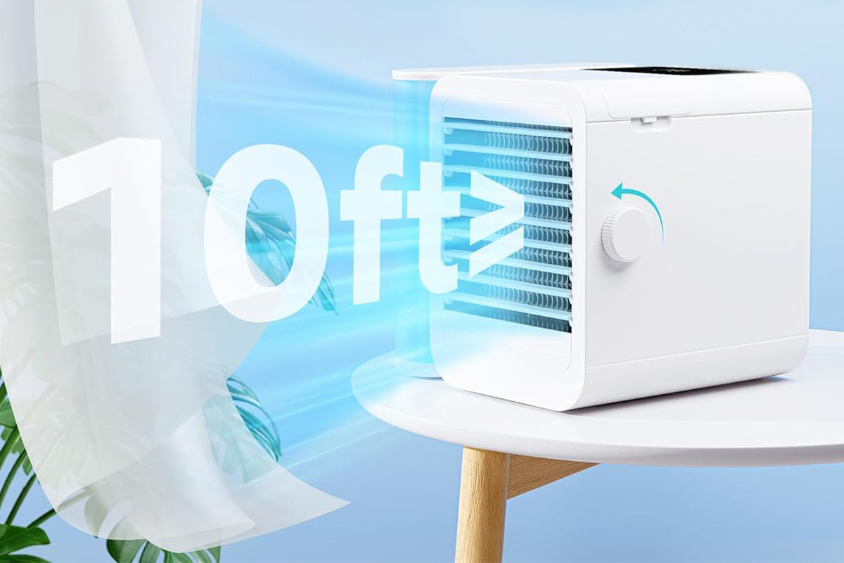 Portable Air Conditioner Cooling Fan Evaporative Colourful Air Cooler with 1000ml Water Tank