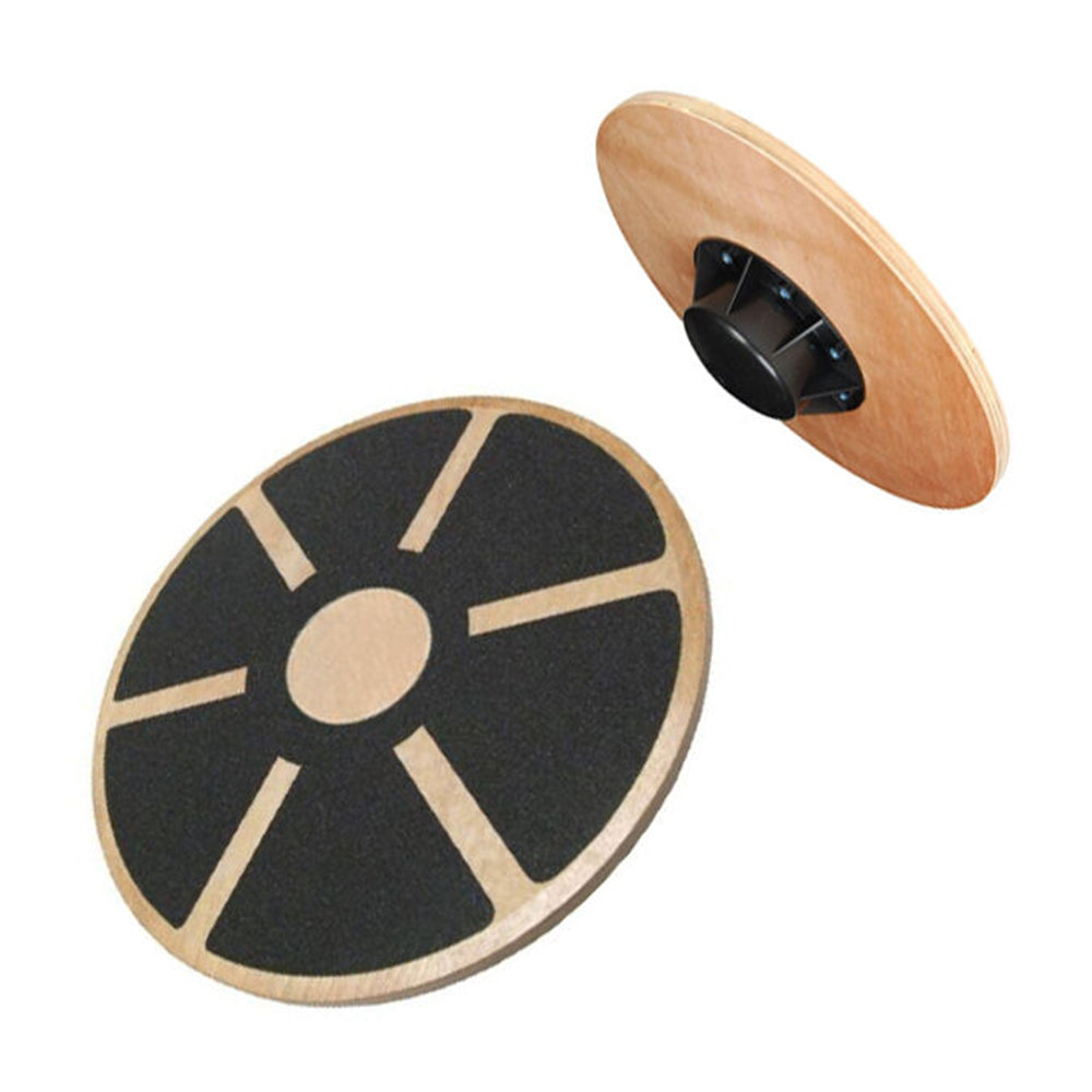 Non-Slip Balance Board Wooden Rocker Board Wobble Boards Yoga Exercise Balance Training Equipment