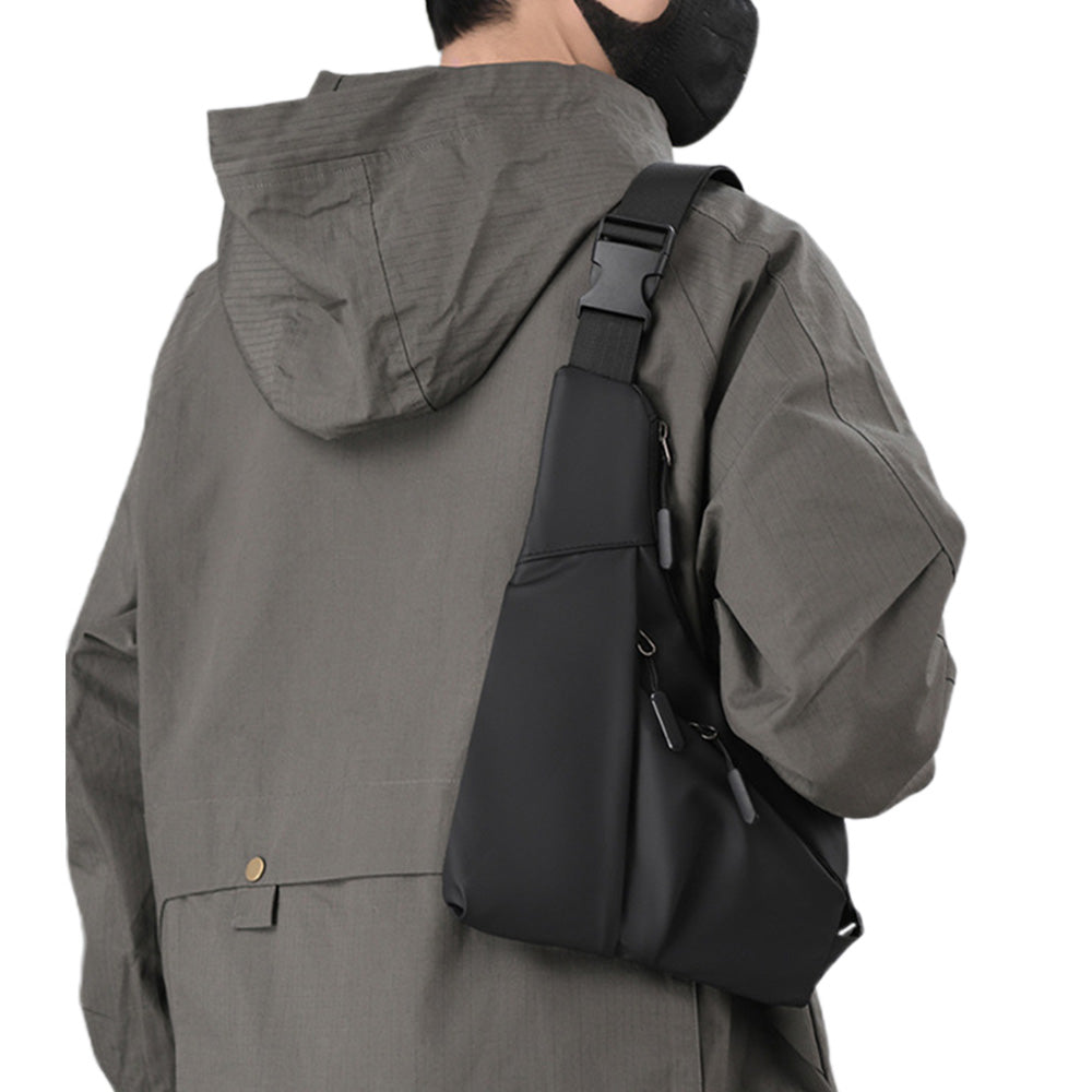 Anti Theft Travel Crossbody Bag Multi-Pocket Shoulder Bag Black