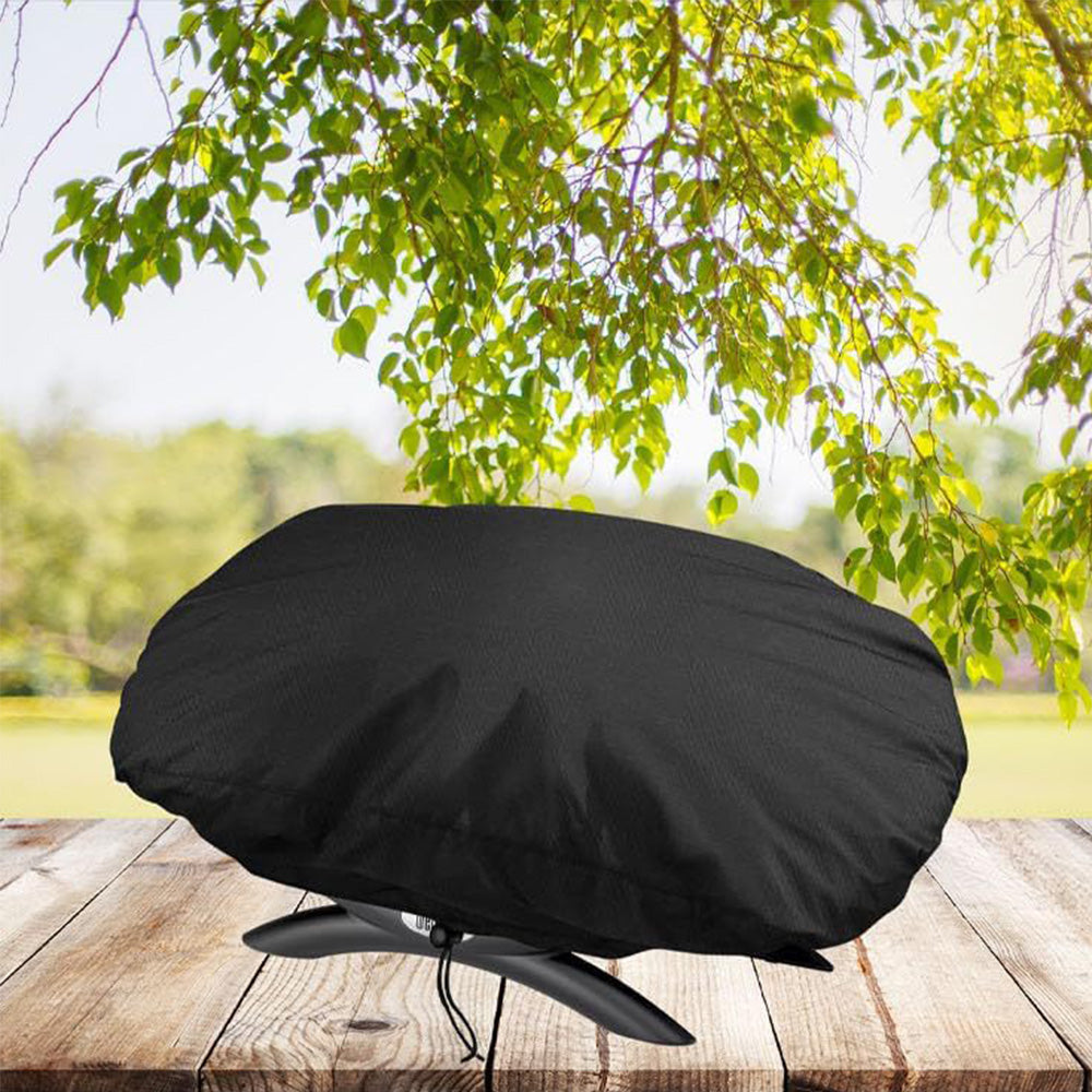 Water-Resistant BBQ Stove Grill Cover Outdoor UV Resistant Cover for Weber Q1000 Series