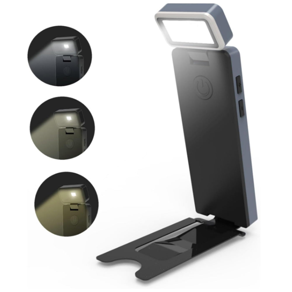 3 Colors 5 Brightness Clip-on Bookmark Light Rechargeable Dimmable Reading Light