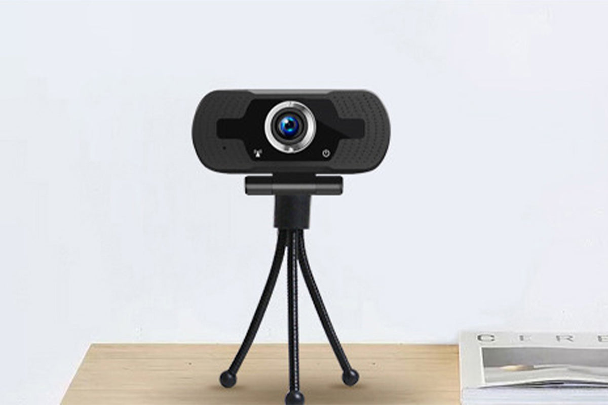 1080P HD Webcam with Microphone Privacy Cover USB Webcam for Zoom Skype Teams