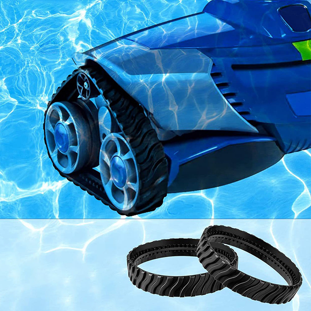 2Pcs Replacement Tracks Tyres Wheels Compatible with ZodiacMx6/Mx8 and Mx6/ Mx8 Elite