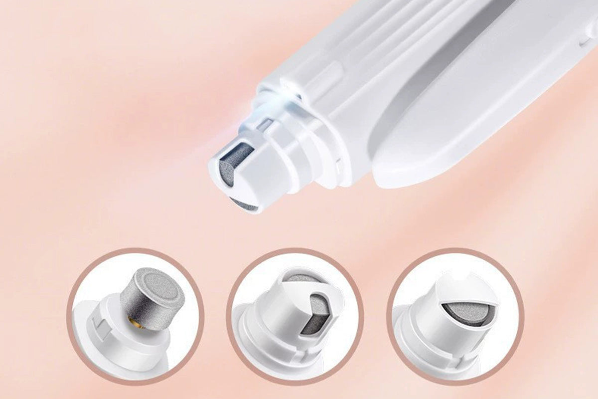 3-in-1 Cat Nail Clippers USB Rechargeable Dog Nail Trimmers with 2 LED Lights
