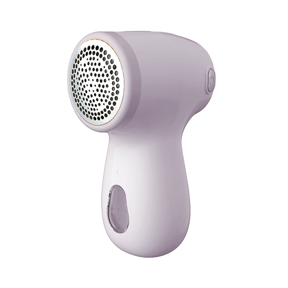 Rechargeable Electric Fur Remover Digital Display Fabric Shaver for Clothes Purple