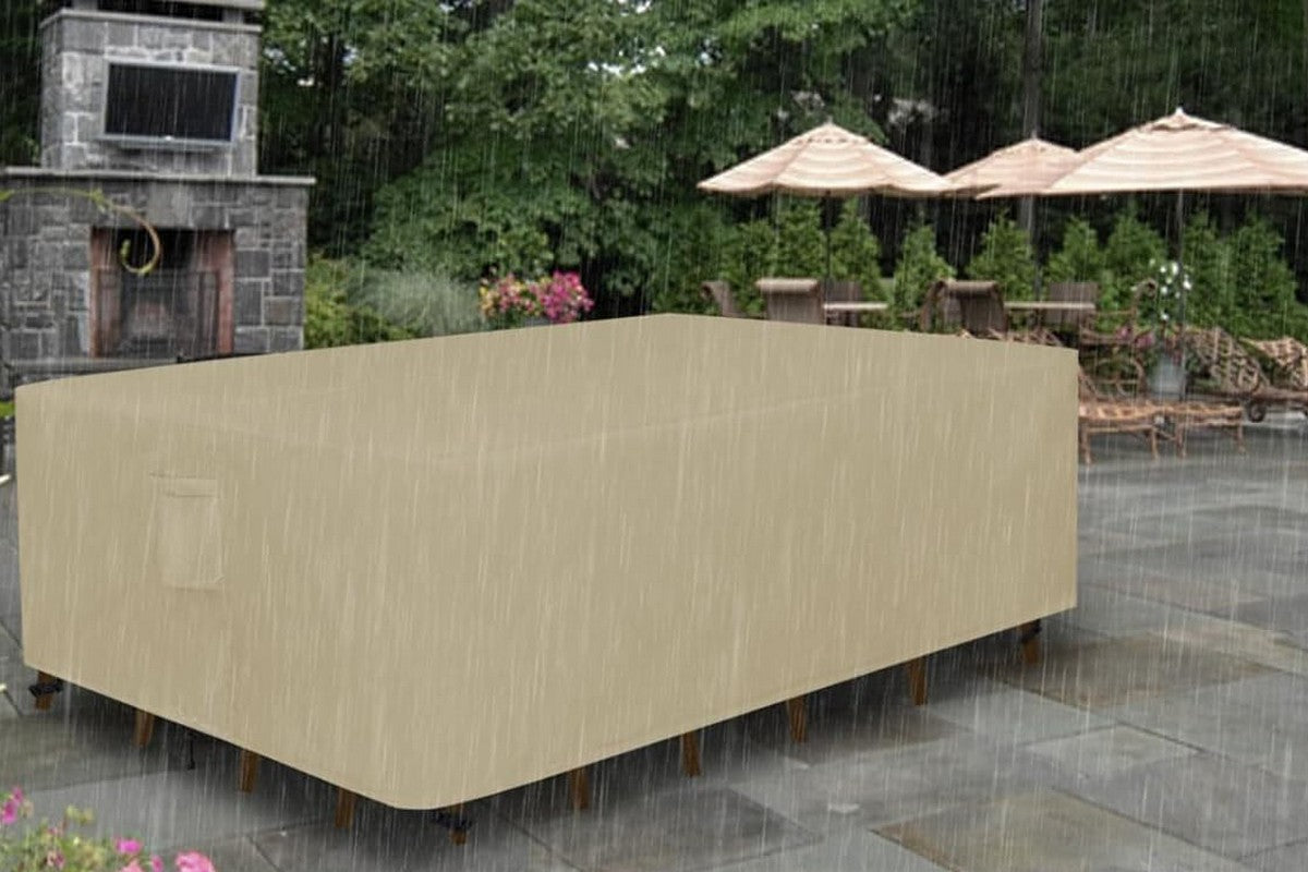 Patio Furniture Covers with Buckles Waterproof UV Resistant for Table and Chairs Set