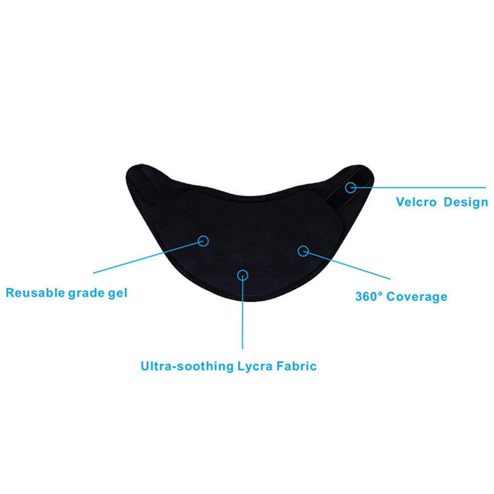 Gel Ice Pack Wrap for Neck Reusable Cervical Cold Hot Compress Cover