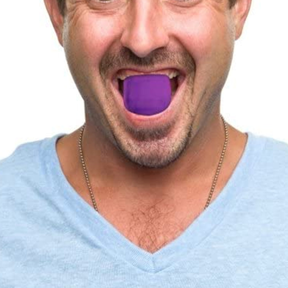 Set of 2Pcs JawLine Exercise Facial Jaw Muscle Exerciser Neck Face Toning Tool Purple