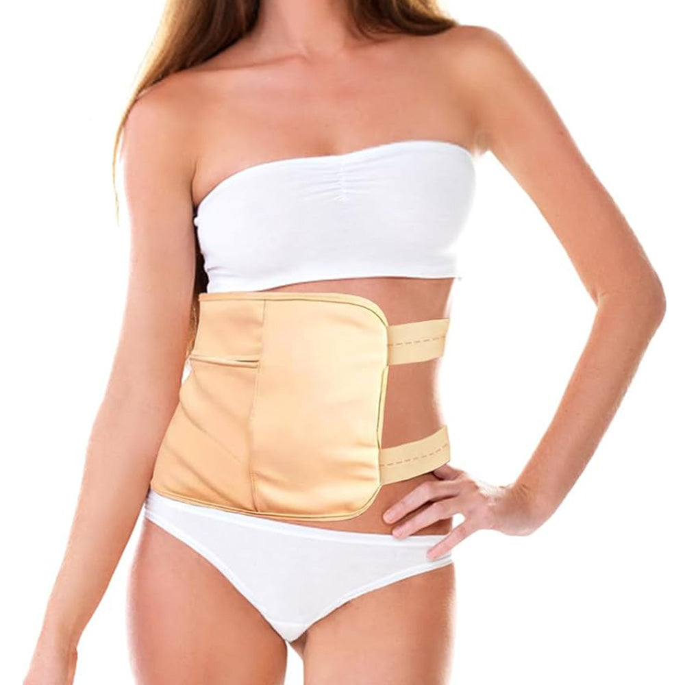 Castor Oil Pack Waist Belt with Buttons for Hot & Cold Compress