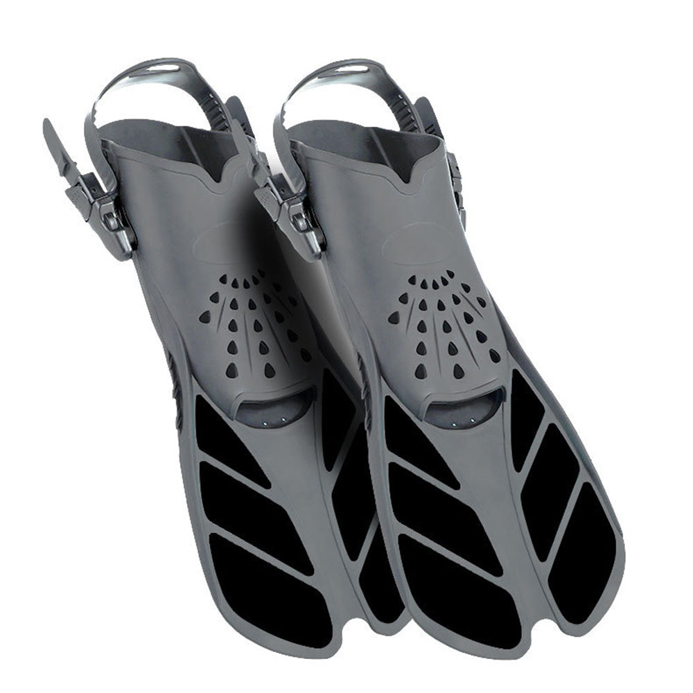 Diving Snorkel Set Mask Fin Snorkeling Gear One Size Panoramic View Mask Kit
