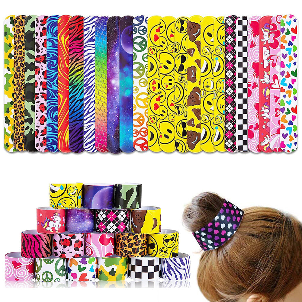 100Pcs Slap Bracelets Party Favors Birthday Gifts Decorations for School Holiday Style 1
