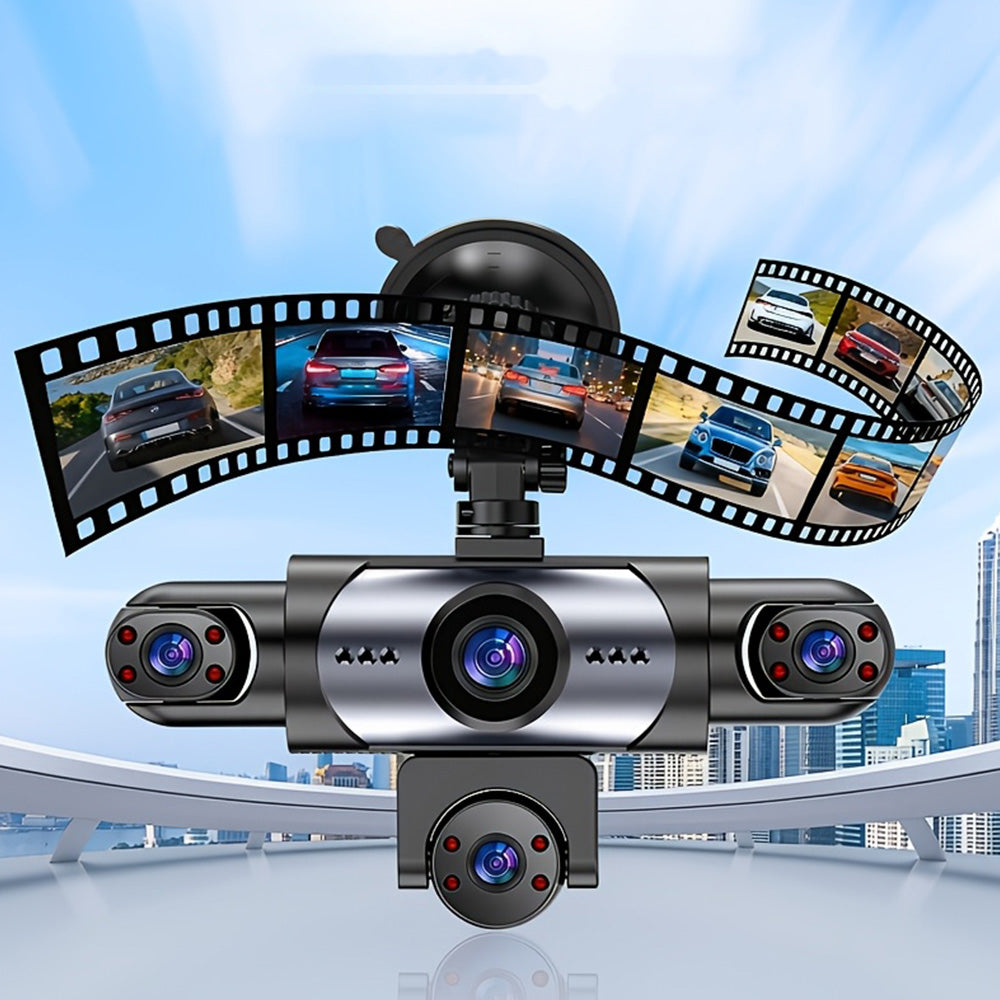 5 Channel WiFi 1080P Dash Cam Front Rear Left Right Interior