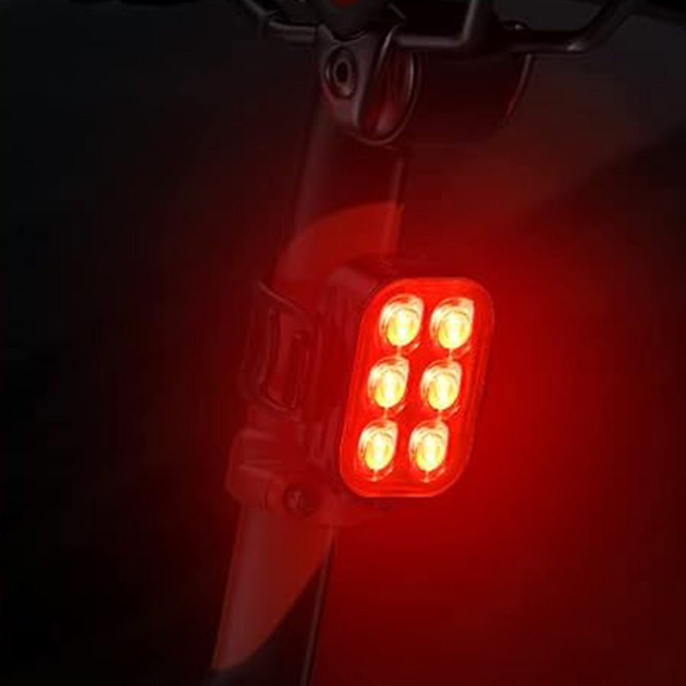 Water Resistant Front and Back Bike Lights for Night Riding USB Rechargeable Bicycle Headlight and Tail Light Set