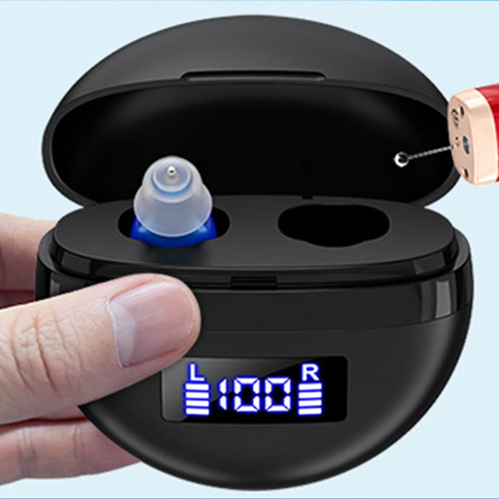 Digital Invisible In Ear Hearing Aids Rechargeable Hearing Amplifiers for Hearing Loss