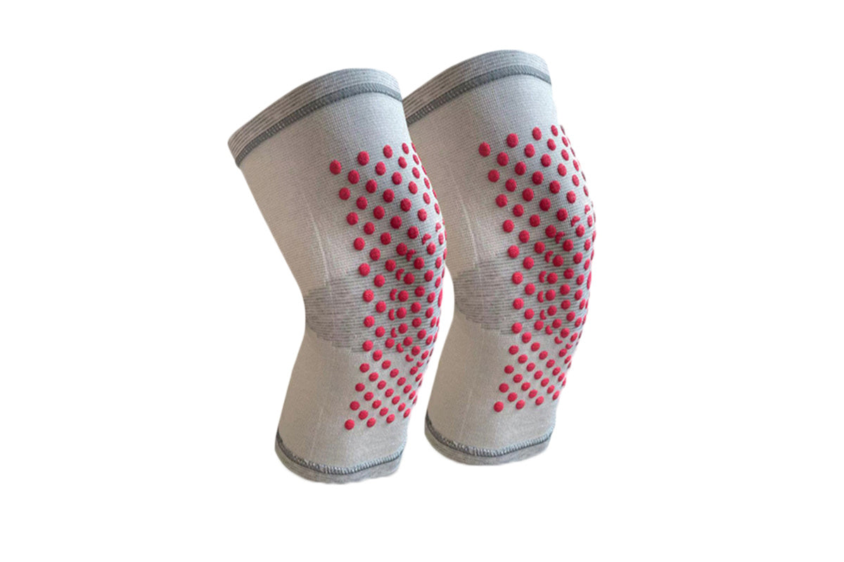 Self-heating Knee Pads Therapy Pain Relief Arthritis Knee Pad-Gray