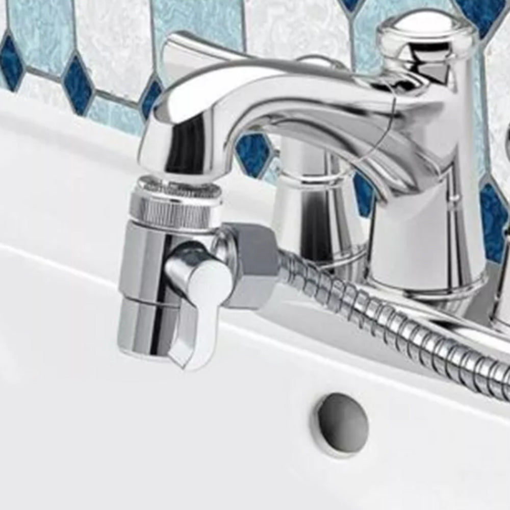 Switch Faucet Adapter 2-Way Tee Connector Water Tap Connector Diverter Valve Shower Arm Diverter