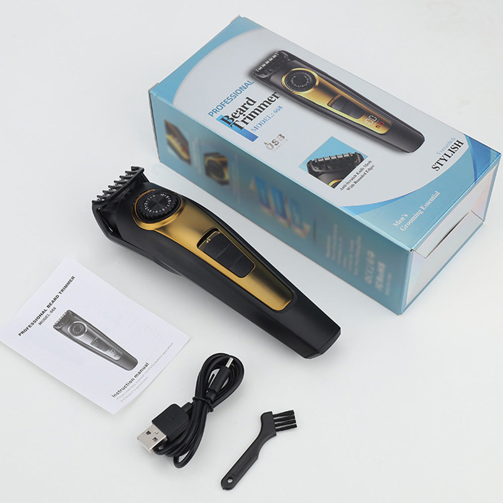Electric Adjustable Beard Trimmer for Men ââ‚?Precision Grooming Tool