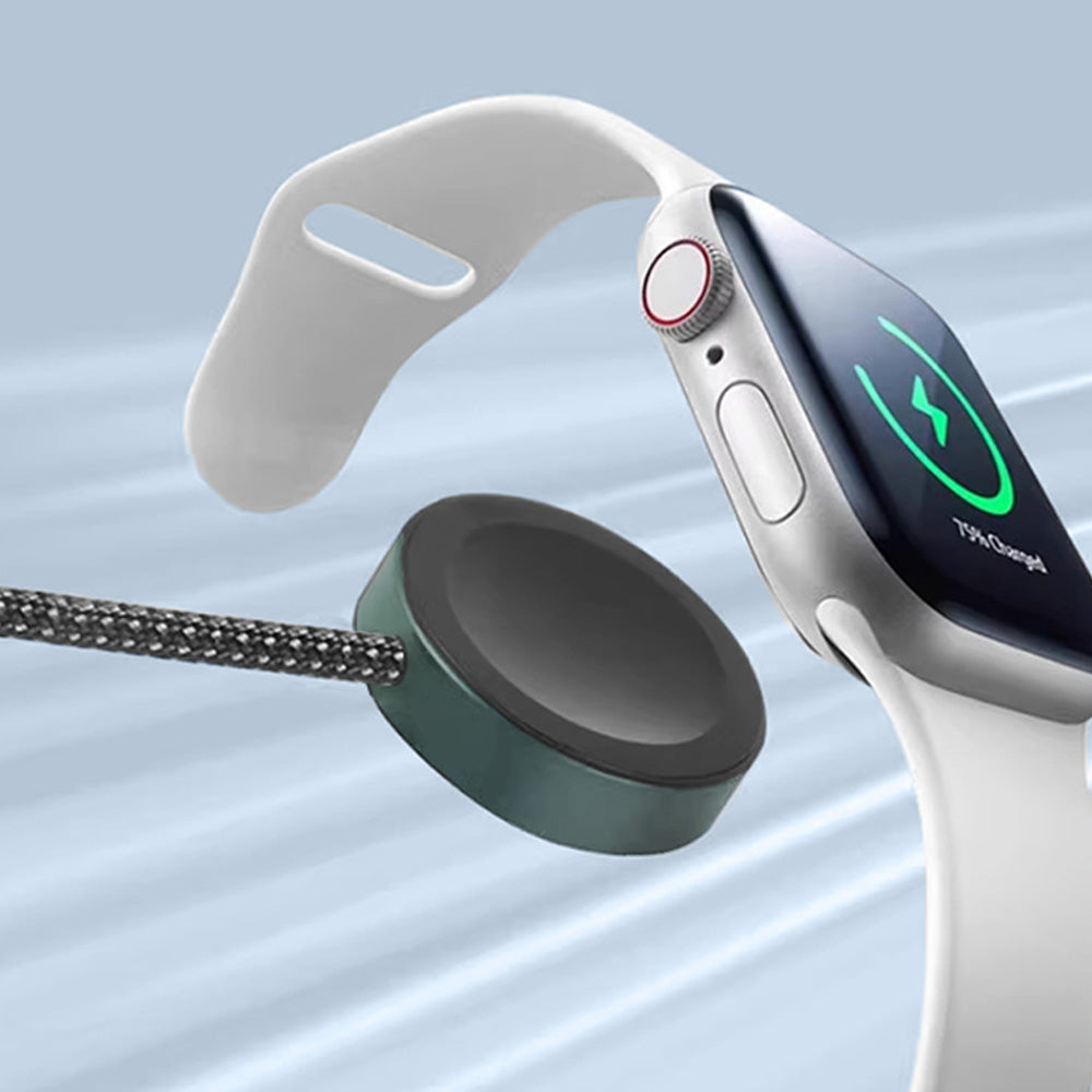 3-in-2 USB-C Charging Cable for Apple Watch iPhone Type-C Multi Fast Charging Cable