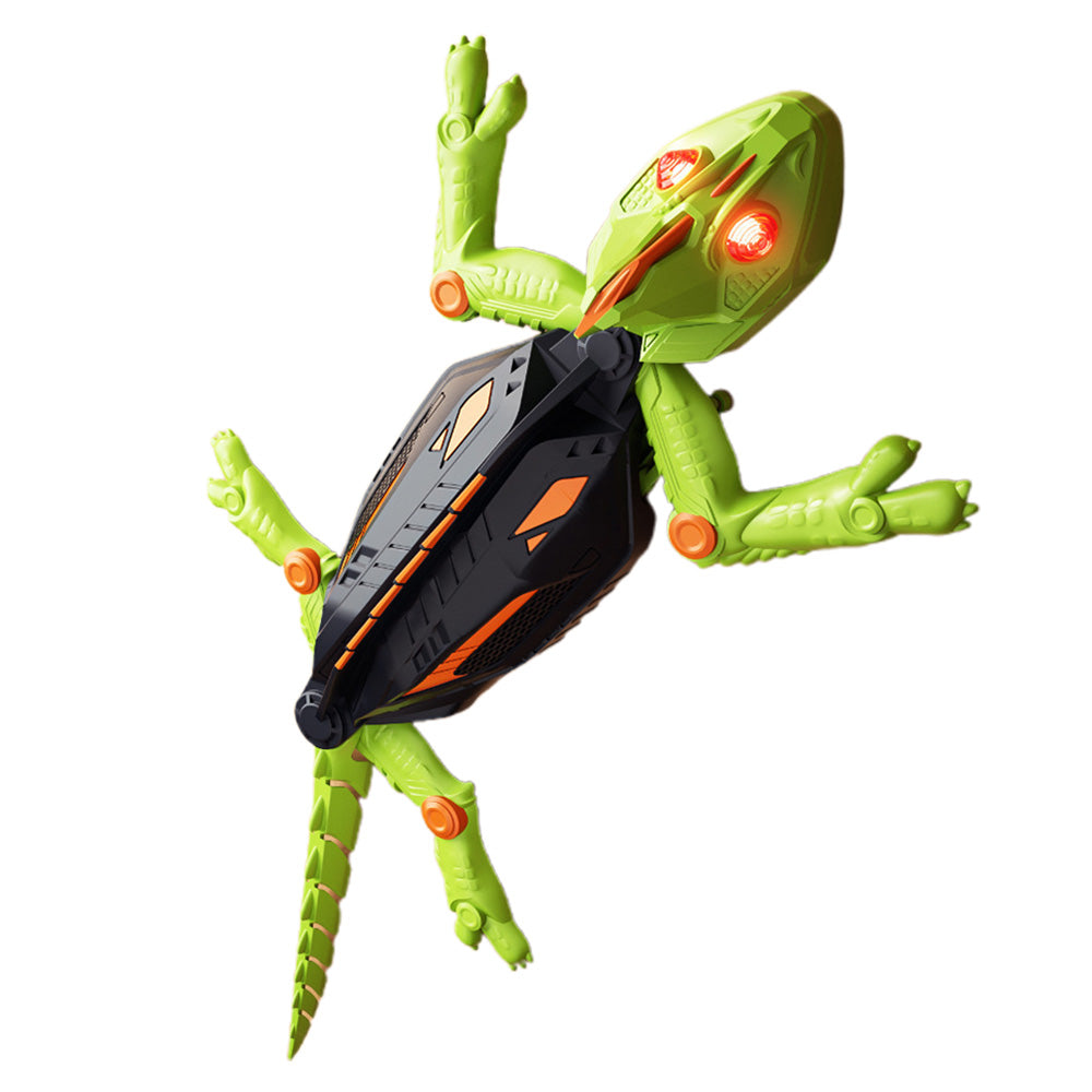 Rechargeable Wall Climbing Gecko RC Car Toy for Kids Green