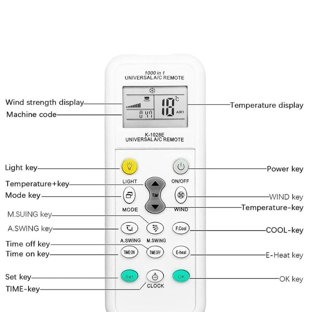Universal Air Conditioning Remote Control