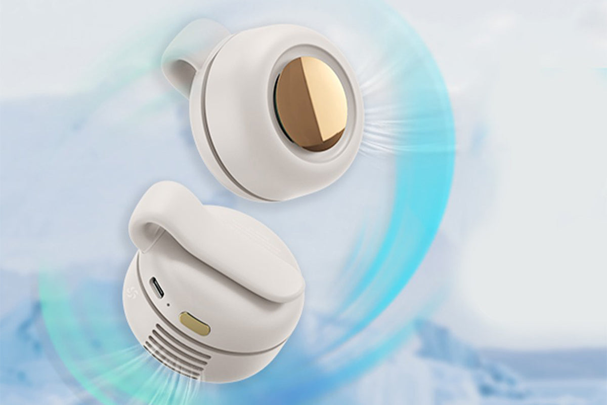 Mini Portable Clip Fan 360 Degree Rotatable Small Personal Fan with Clip 3 Speeds USB Rechargeable Cooling Fan