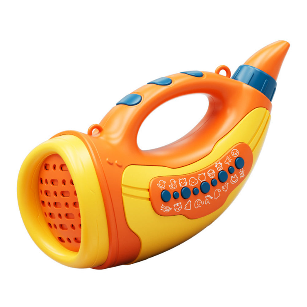 2 Modes Animal Hoot Caller with 12 Sound Effects Outdoor Nature Exploration Toy for Kids Orange