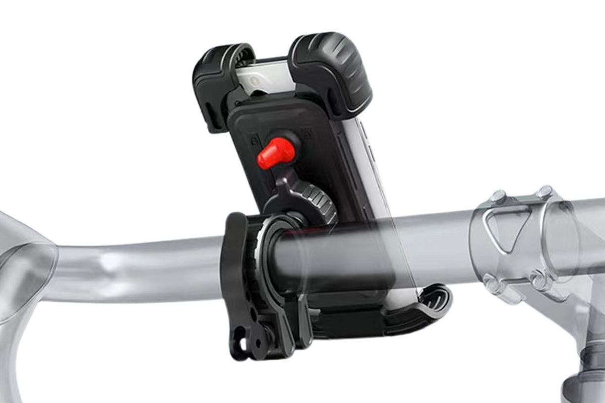 Aluminum Alloy 360-Degree Rotating Bike & Motorcycle Phone Holder for 4.7-6.8 Inch Smartphones