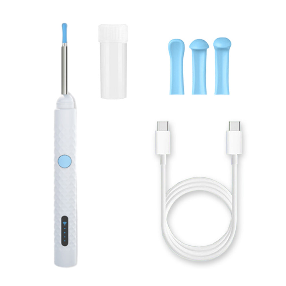 Visual WiFi Ear Wax Removal Kit Wireless Ear Cleaner with Camera White