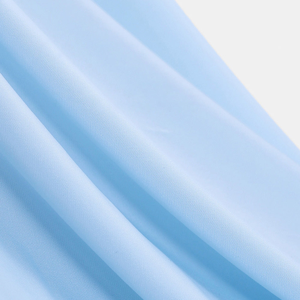 Summer Cooling Pillow Cases for Hot Sleeper Soft Breathable Absorbs Heat Solid Pillowcase Blue