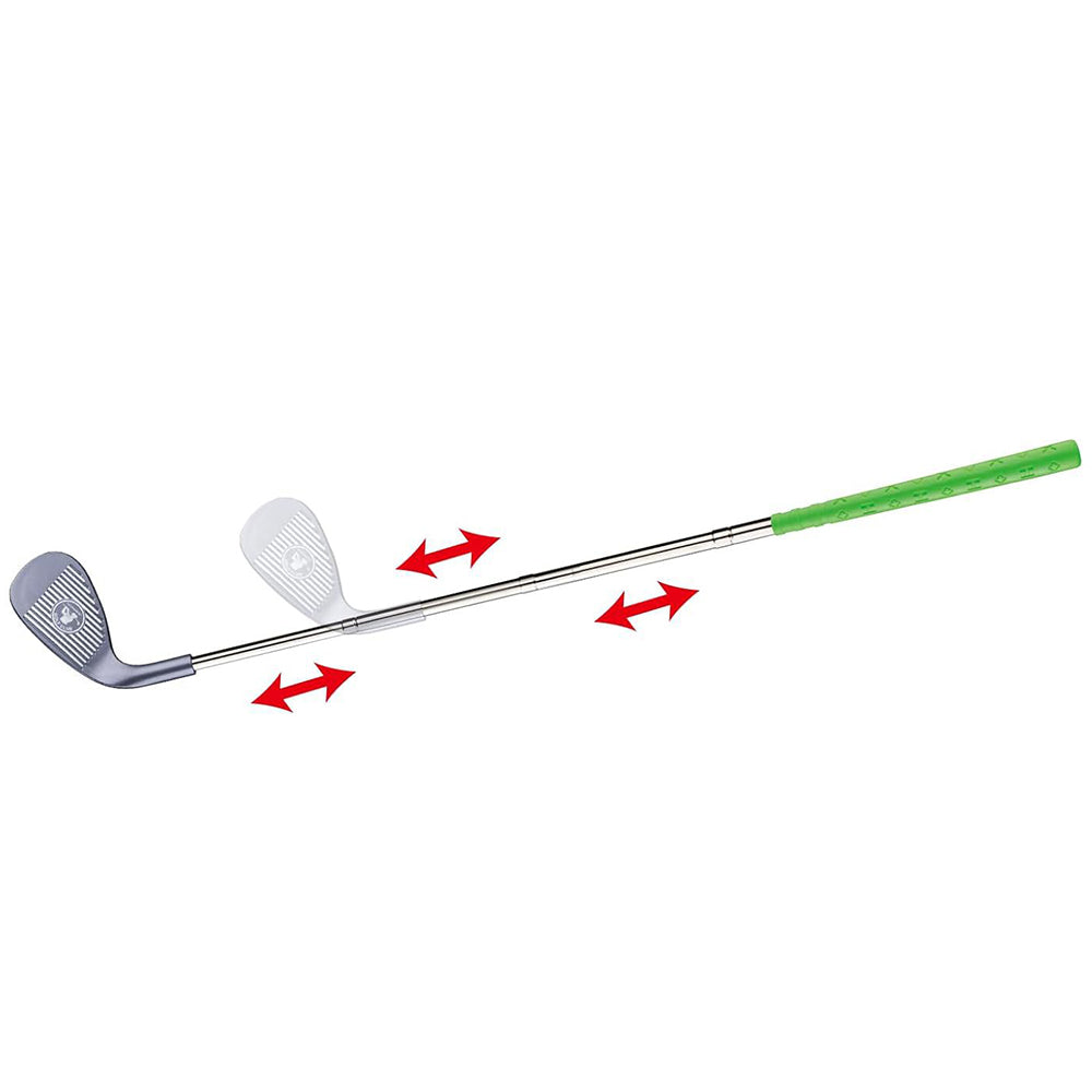 Kids Golf Toy Set Retractable Golf Clubs with Scorecard and Storage Bag Outdoor Yard Games