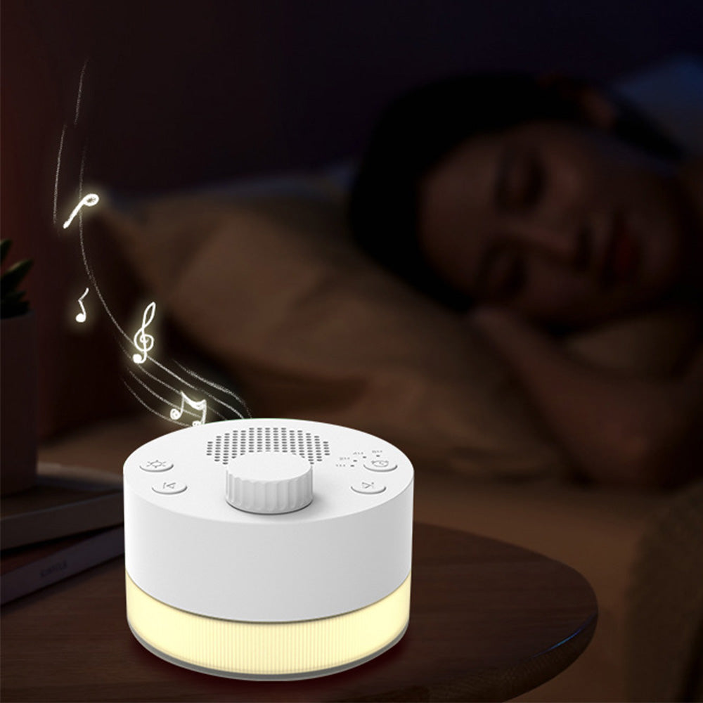 White Noise Sound Machine with 24 Soothing Sounds Sleep Sound Timer with Night Light
