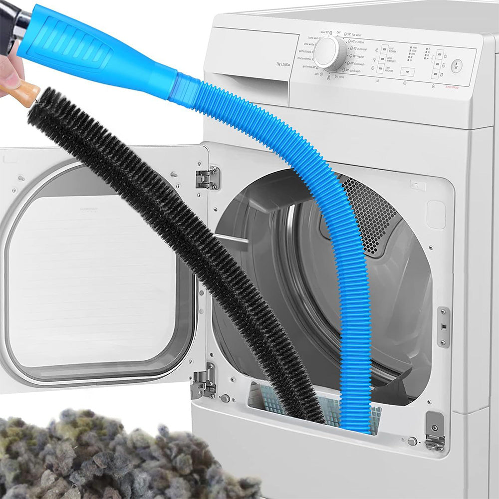 2 Pieces Set Dryer Vent Cleaning Brushes Flexible Dryer Hose Attachment