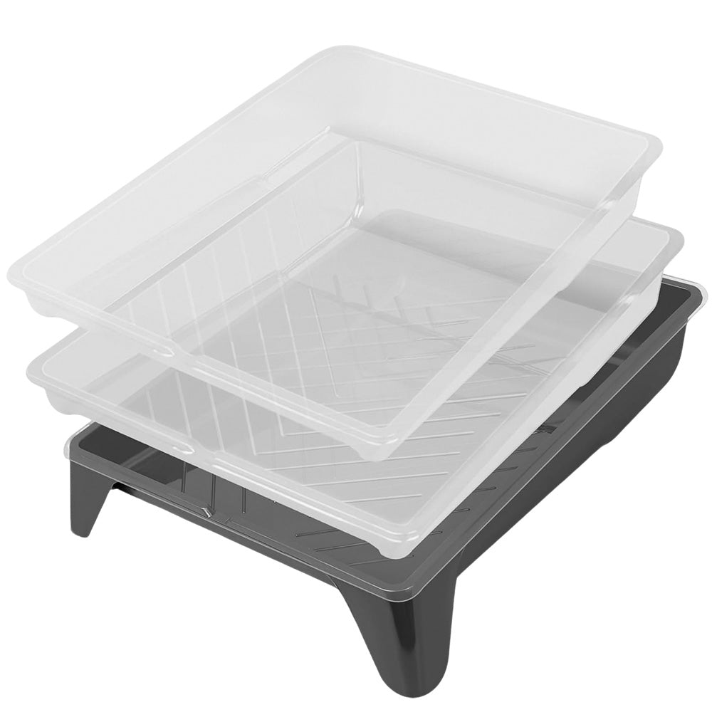 Paint Roller Kit with Adjustable Extension Pole for Home Wall & Furniture Painting