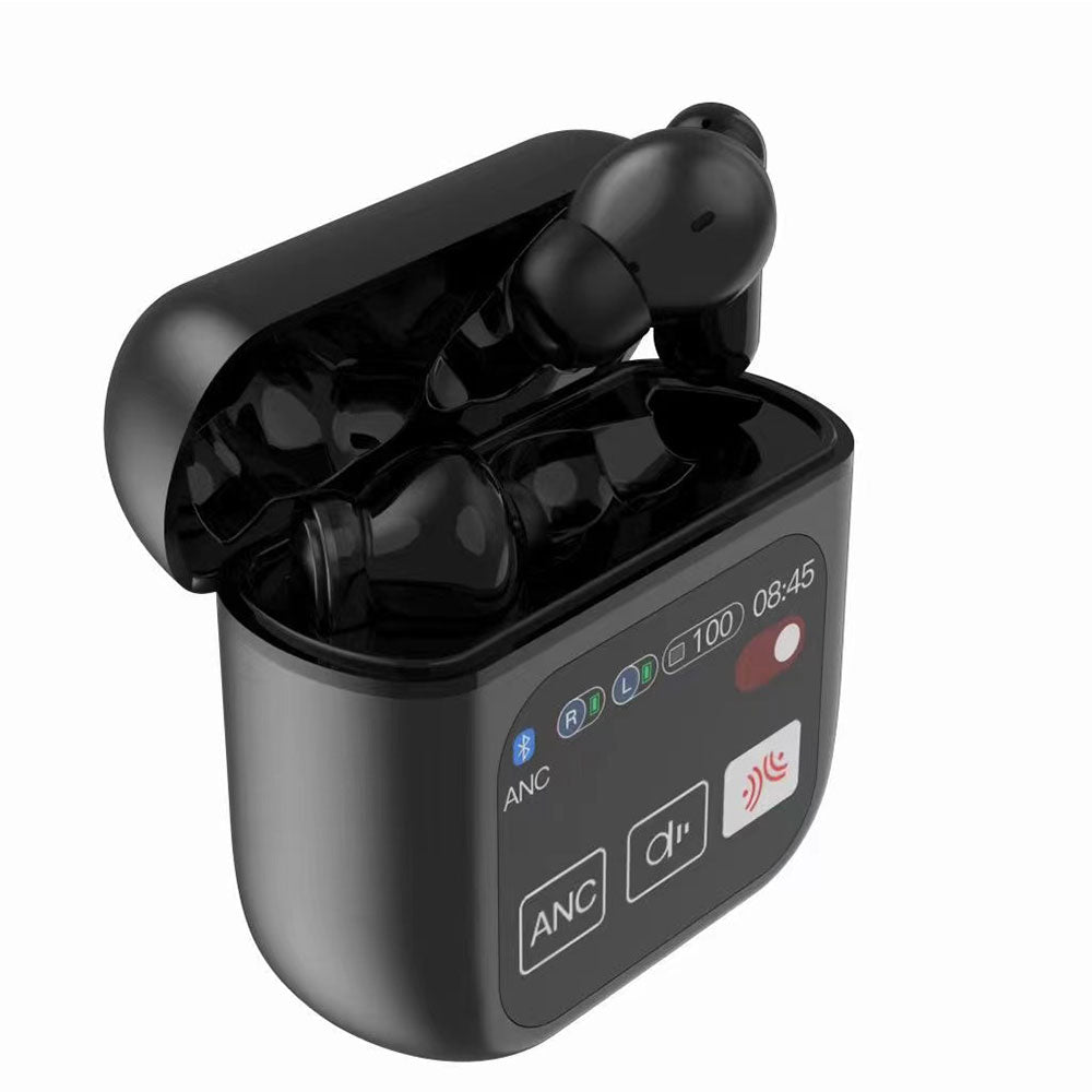 Wireless Bluetooth Headphones Touch Control Stereo Earbuds Headset Black