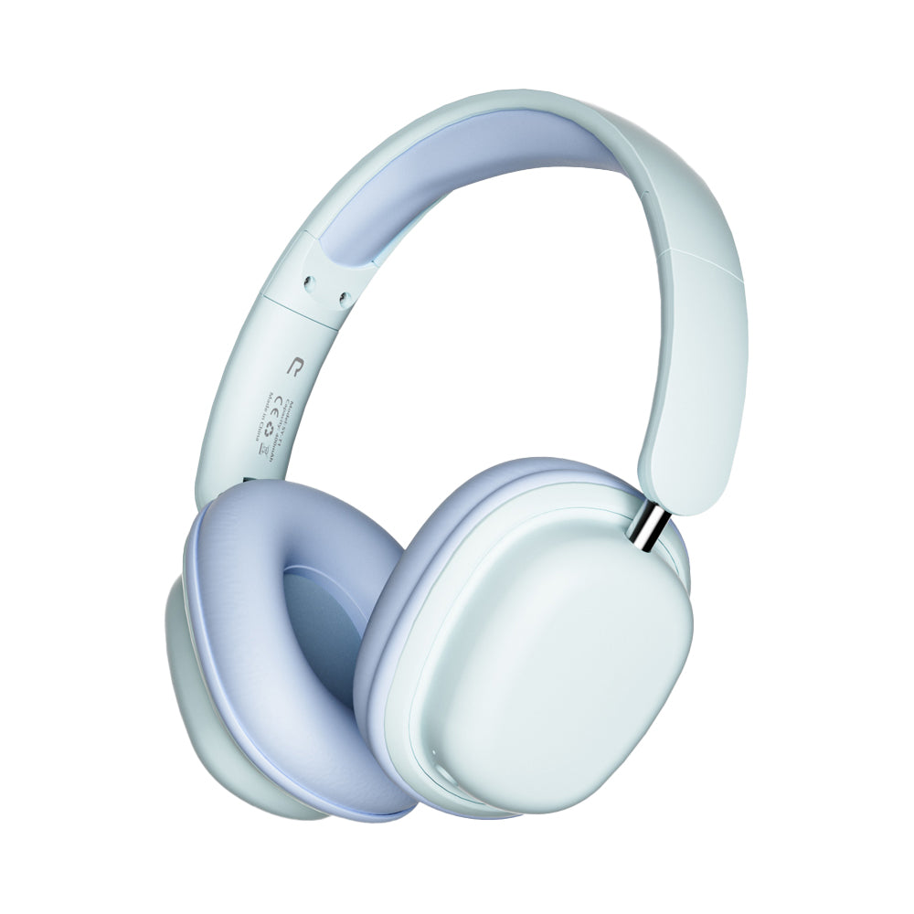 5.3 Bluetooth Wireless Headphones Head-Worn Stereo Headset Blue