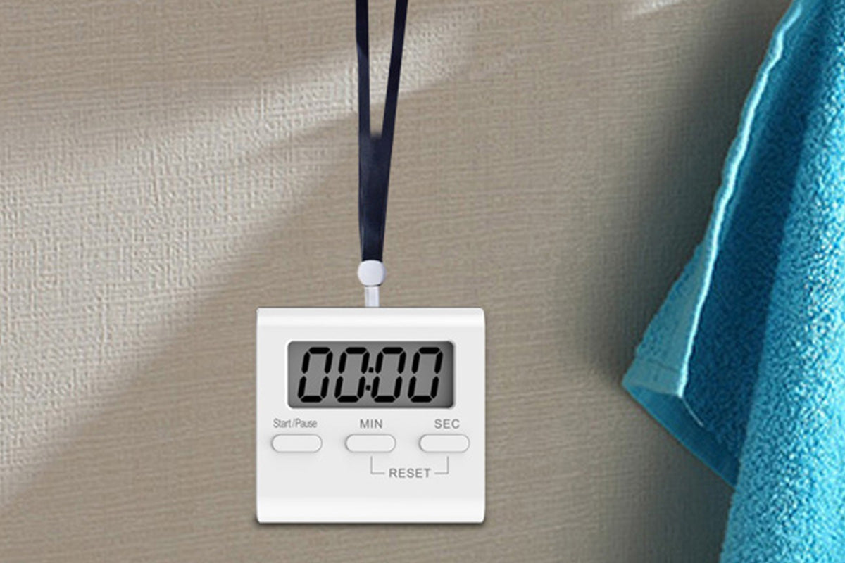 Digital Kitchen Timer with Loud Alarm and LCD Display for Cooking Study and Daily Use
