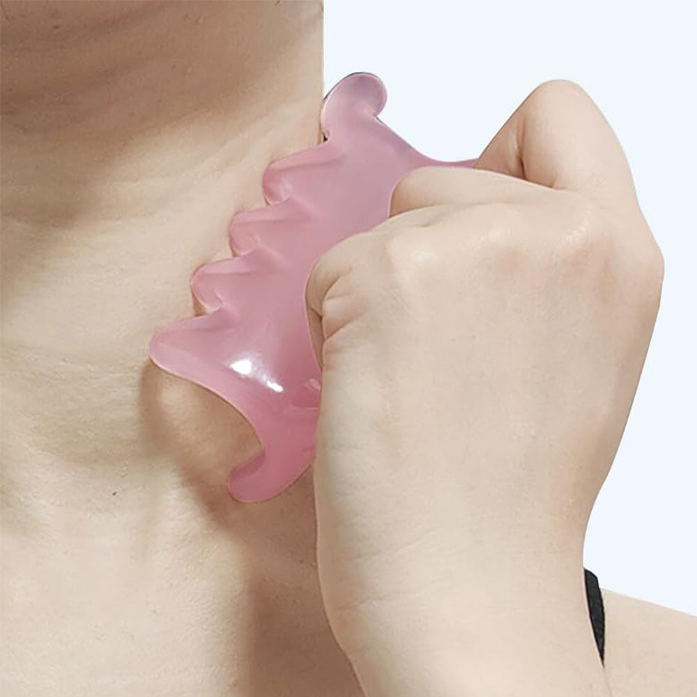 Manual Massage Tool for Back Fascia Massager for Body Muscle Pink