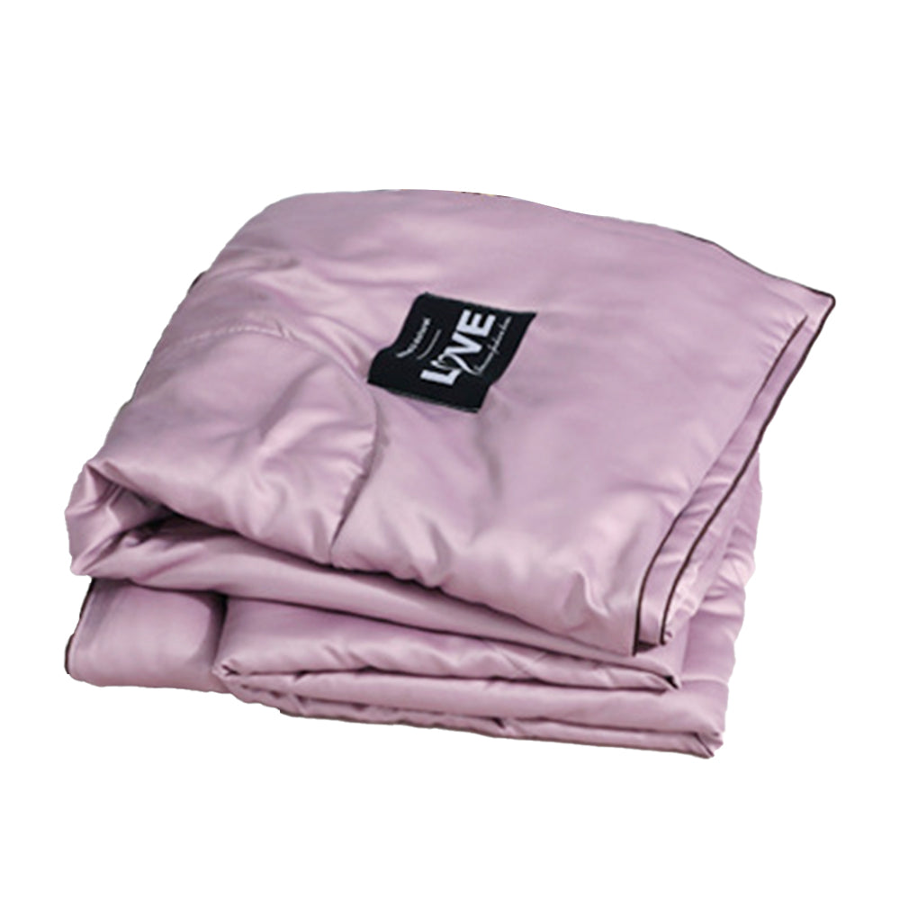 Silk Imitation Summer Cool Air Condition Quilt Washable Quilt Purple