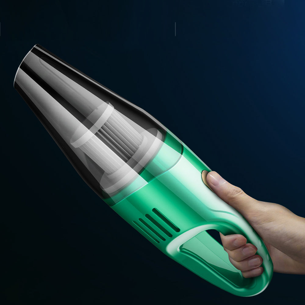 Cordless Handheld Vacuum Portable Small Hand Vacuum Cleaner for Home Car Green
