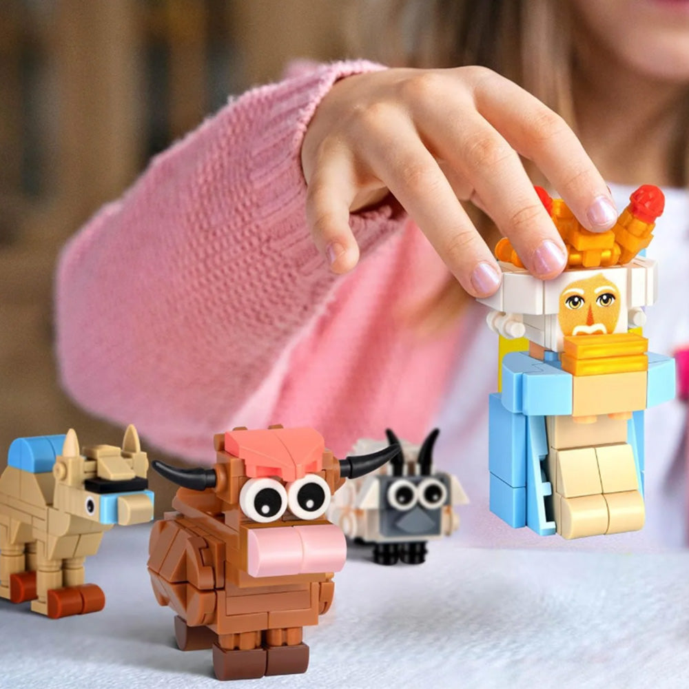 Christmas Advent Calendar ¨C 24-Day Building Block Nativity Toy Gift for Kids