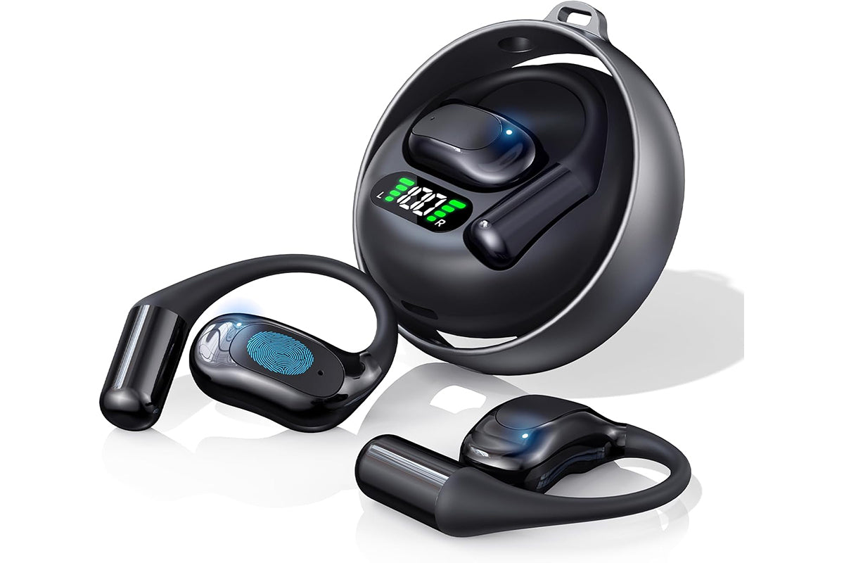 AI Translation Earbuds Real Time 138 Language Translator Earbuds with iOS Android-Black