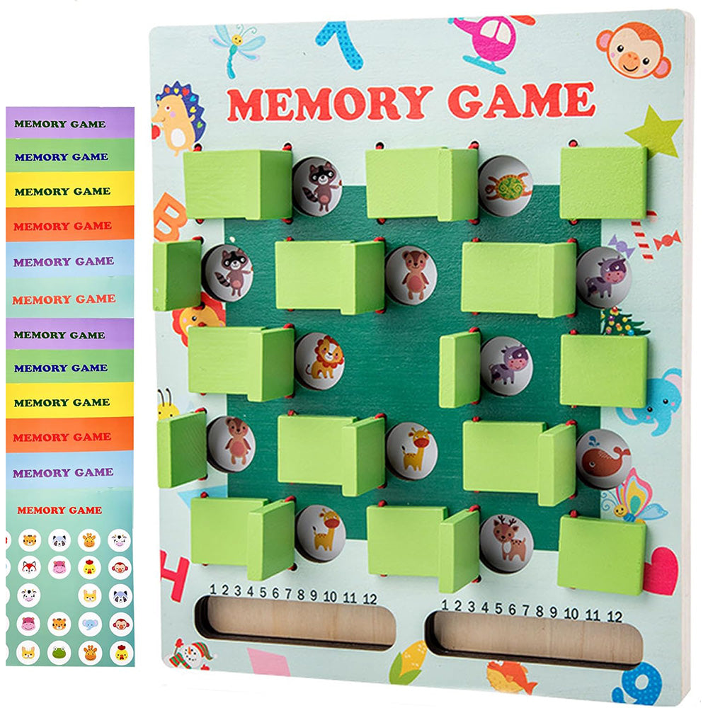 Matching Memory Game Set Travel Camping Board Game Toys for Families Friends