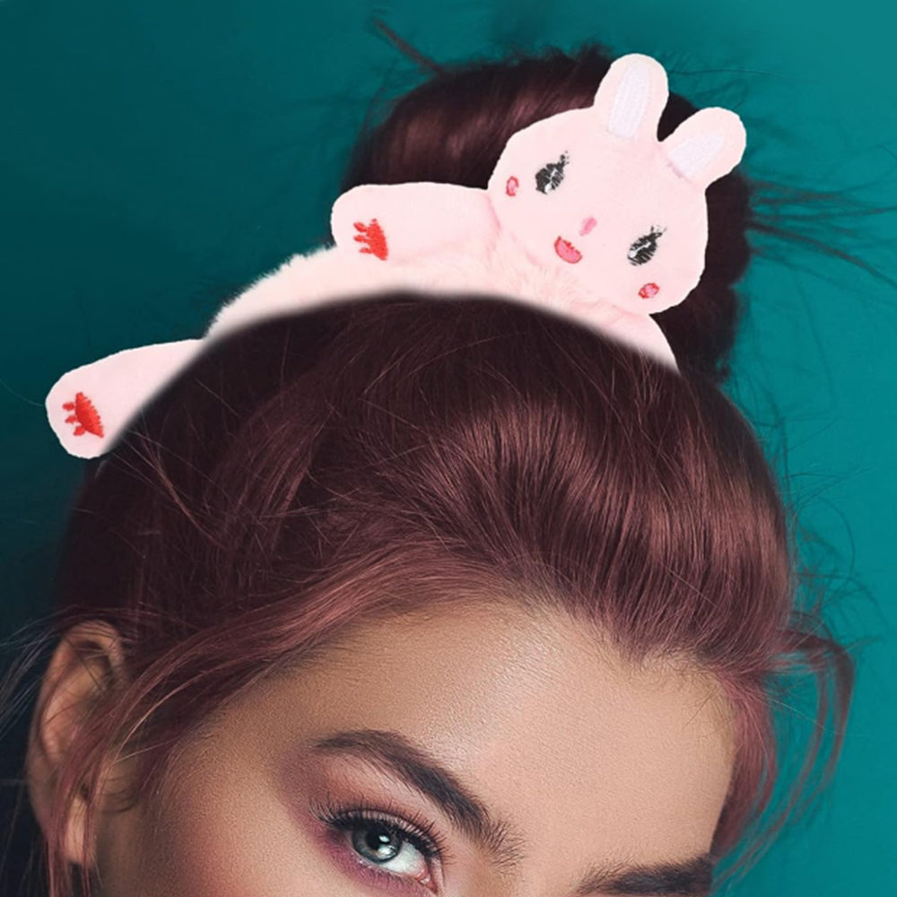 6 Pieces Cute Animal Scrunchies Hair Ties Fluffy Hair Bands Elastic Hair Rope Hair Styling Tools