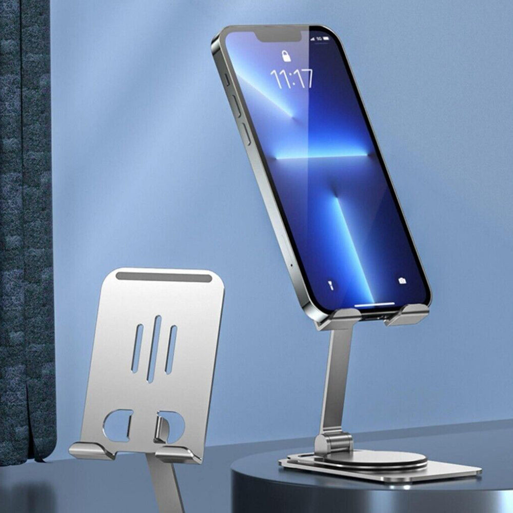360 Degree Rotating Phone Stand Adjustable Desk Desktop Cell Phone Tablet Stand Holder