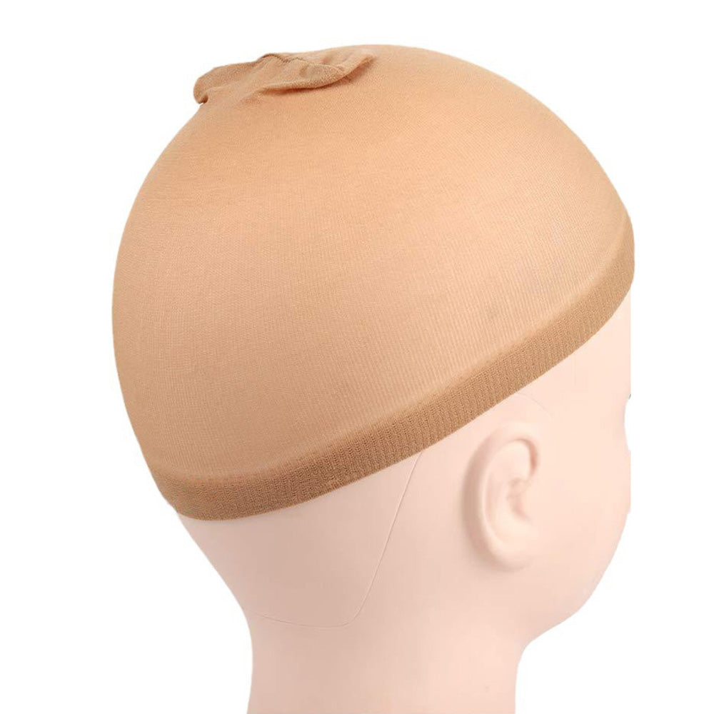 8Pcs Stocking Wig Caps Stretchy Nylon Hair Net for Women Nude