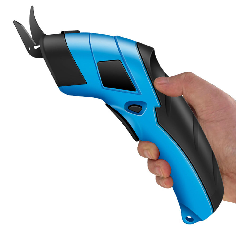 Cordless Electric Scissors for Fabric Cardboard Box Rechargeable Electric Cutter for Crafts Leather