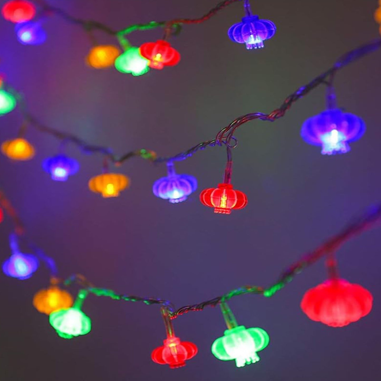 Solar Lanterns String Lights Garden Fairy String Lights -Multi Colour