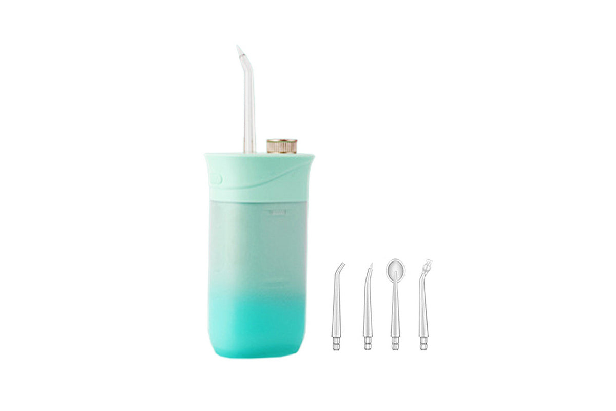 Oral Care Tools For Teeth Cleaning And Telescopic Dental Hygiene-Green