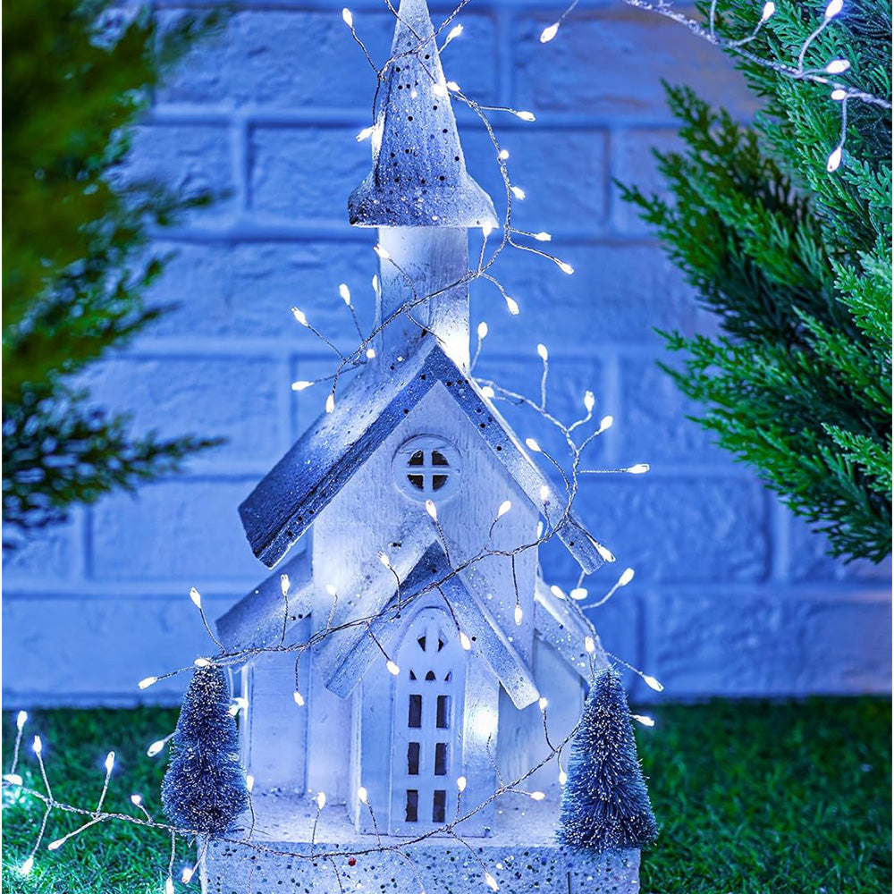 Solar String Lights ¨C Outdoor Waterproof Fairy Lights for Patio and Balcony White