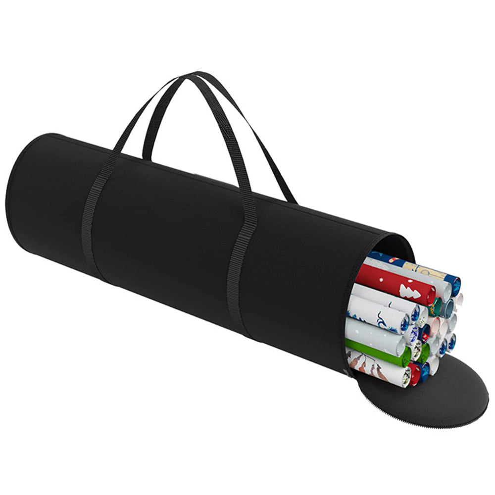 Christmas Wrapping Paper Storage Bag Gift Paper Organizer